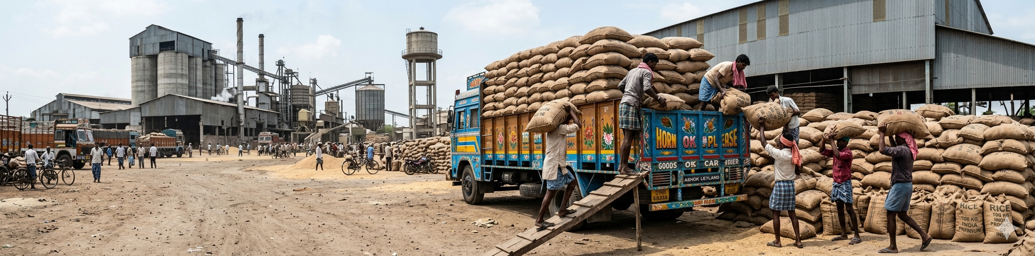 Rice mill machinery and operations