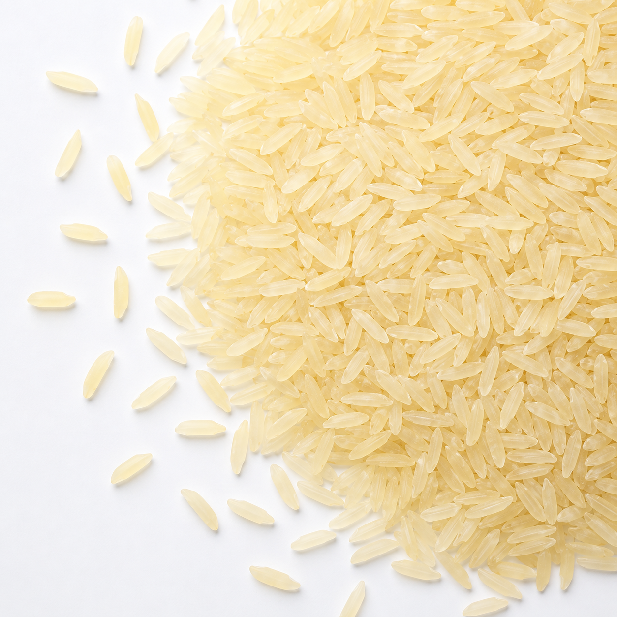 Parboiled rice grains in a bowl